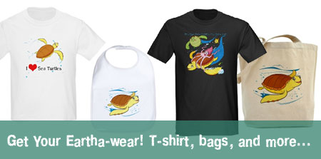 Eartha T-shirt, sweatshirts, mousepads, bags and more.